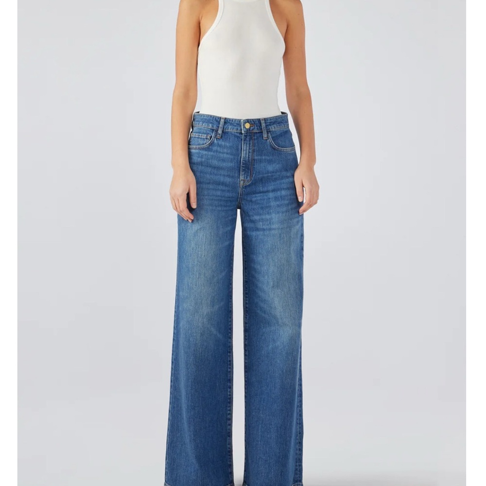 Triarchy Fonda high rise wide leg Jean
